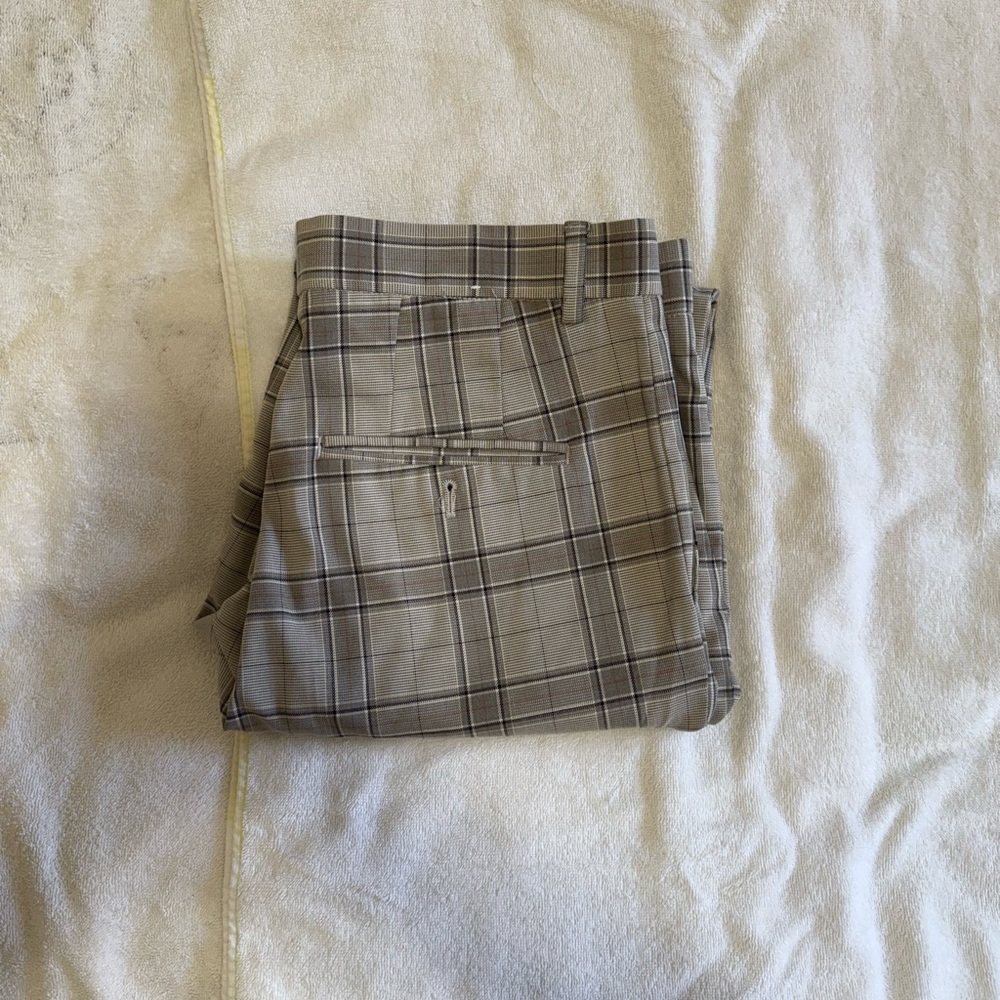 H&M Gray Flat Front Pants Lightweight Casual